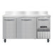 Continental FA60SNBS 60"W Worktop Freezer w/ (3) Sections & (3) Doors, 115v-cityfoodequipment.com