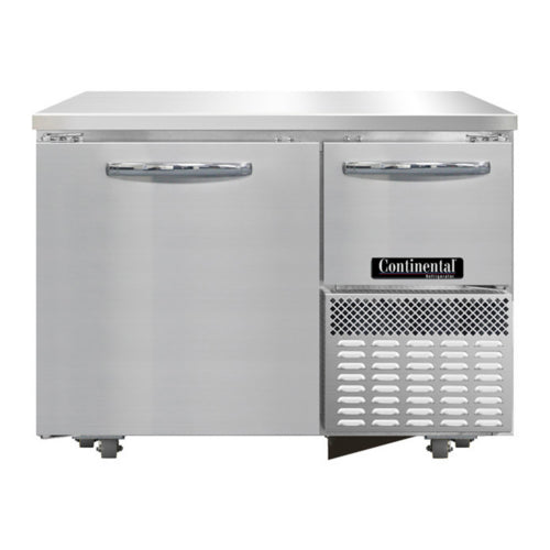 Continental FA43SN-U 43"W Undercounter Freezer w/ (2) Sections & (2) Doors, 115v-cityfoodequipment.com