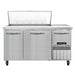 Continental RA60N18M 60" Sandwich/Salad Prep Table w/ Refrigerated Base, 115v-cityfoodequipment.com