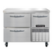 Continental FA43SN-D 43"W Worktop Freezer w/ (2) Sections, (1) Door, (2) Drawers, 115v-cityfoodequipment.com