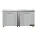 Continental DF60N-U 60" W Undercounter Freezer w/ (2) Sections & (2) Doors, 115v-cityfoodequipment.com