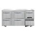 Continental FA60N-U-D 60" W Undercounter Freezer w/ (3) Sections, (1) Door, (4) Drawers, 115v-cityfoodequipment.com