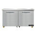 Continental DF48N-U 48" W Undercounter Freezer w/ (2) Sections & (2) Doors, 115v-cityfoodequipment.com