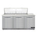 Continental D72N24M-FB 72" Designer Line Sandwich/Salad Prep Table w/ Refrigerated Base, 115v-cityfoodequipment.com