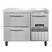 Continental RA43SN-D 43"W Worktop Refrigerator w/ (2) Sections, (1) Door, (2) Drawers, 115v-cityfoodequipment.com