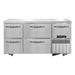Continental RA60SN-U-D 60"W Undercounter Refrigerator w/ (3) Sections, (1) Door, (4) Drawers, 115v-cityfoodequipment.com
