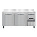 Continental RA68NBS 68" Worktop Refrigerator w/ (3) Sections, 115v-cityfoodequipment.com