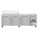 Continental RA93N12 93" Sandwich/Salad Prep Table w/ Refrigerated Base, 115v-cityfoodequipment.com
