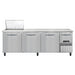 Continental RA93N12M 93" Pizza Prep Table w/ Refrigerated Base, 115v-cityfoodequipment.com