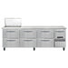 Continental RA93N12M-D 93" Sandwich/Salad Prep Table w/ Refrigerated Base, 115v-cityfoodequipment.com