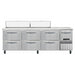 Continental RA93N18-D 93" Sandwich/Salad Prep Table w/ Refrigerated Base, 115v-cityfoodequipment.com