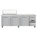 Continental RA93N18M 93" Sandwich/Salad Prep Table w/ Refrigerated Base, 115v-cityfoodequipment.com