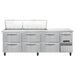 Continental RA93N27M-D 93" Sandwich/Salad Prep Table w/ Refrigerated Base, 115v-cityfoodequipment.com