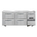 Continental RA68N-U-D 68" W Undercounter Refrigerator w/ (3) Sections, (1) Door, (4) Drawers, 115v-cityfoodequipment.com