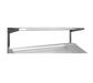 Continental SOS72 Single Pass Thru Overshelf For 72" Prep Tables-cityfoodequipment.com