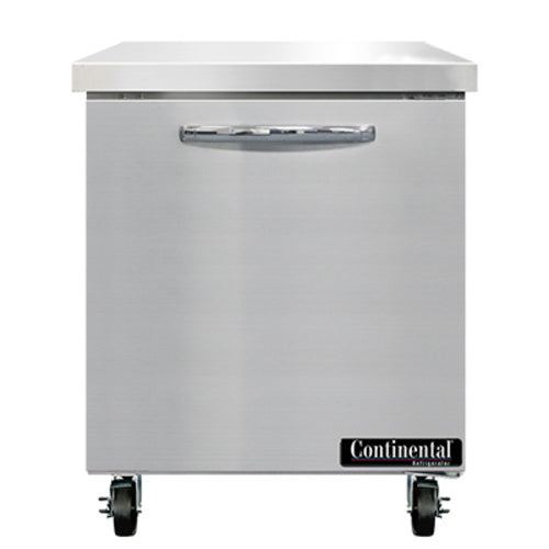 Continental SW27N 27" Worktop Refrigerator w/ (1) Section, 115v-cityfoodequipment.com