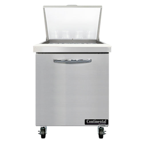 Continental SW27N12M 27" Sandwich/Salad Prep Table w/ Refrigerated Base, 115v-cityfoodequipment.com