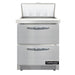 Continental SW27N8-FB-D 27" Sandwich/Salad Prep Table w/ Refrigerated Base, 115v-cityfoodequipment.com
