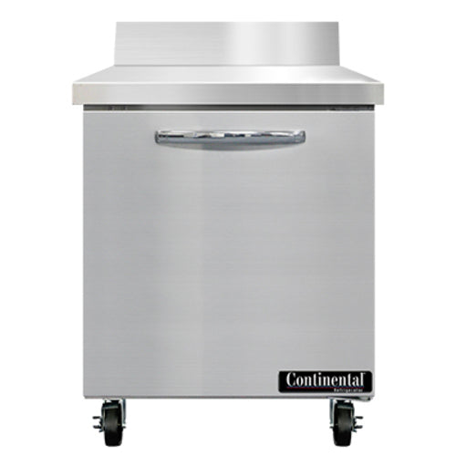 Continental SW27NBS 27" Worktop Refrigerator w/ (1) Section, 115v-cityfoodequipment.com