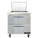 Continental SW32N12M-D 32" Sandwich/Salad Prep Table w/ Refrigerated Base, 115v-cityfoodequipment.com