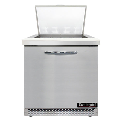 Continental SW32N12M-FB 32" Sandwich/Salad Prep Table w/ Refrigerated Base, 115v-cityfoodequipment.com