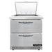 Continental SW32N12M-FB-D 32" Sandwich/Salad Prep Table w/ Refrigerated Base, 115v-cityfoodequipment.com