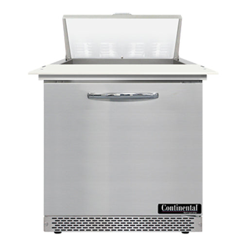 Continental SW32N8C-FB 32" Sandwich/Salad Prep Table w/ Refrigerated Base, 115v-cityfoodequipment.com