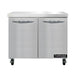 Continental SW36N 36" Worktop Refrigerator w/ (2) Sections, 115v-cityfoodequipment.com