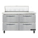 Continental SW48N10-D 48" Sandwich/salad Prep Table W/ Refrigerated Base, 115v-cityfoodequipment.com