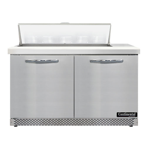 Continental SW48N10-FB 48" Sandwich/Salad Prep Table w/ Refrigerated Base, 115v-cityfoodequipment.com