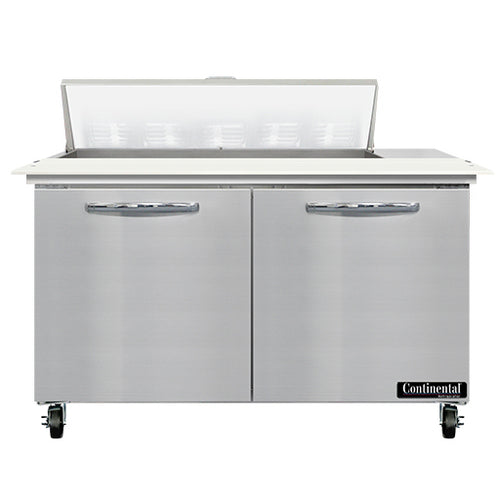 Continental SW48N10C 48" Sandwich/Salad Prep Table w/ Refrigerated Base, 115v-cityfoodequipment.com