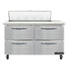Continental SW48N10C-D 48" Sandwich/salad Prep Table W/ Refrigerated Base, 115v-cityfoodequipment.com