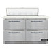 Continental SW48N10C-FB-D 48" Sandwich/salad Prep Table W/ Refrigerated Base, 115v-cityfoodequipment.com