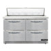 Continental SW48N12-FB-D 48" Sandwich/salad Prep Table W/ Refrigerated Base, 115v-cityfoodequipment.com