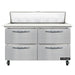 Continental SW48N12C-D 48" Sandwich/salad Prep Table W/ Refrigerated Base, 115v-cityfoodequipment.com