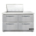 Continental SW48N12M-FB-D 48" Sandwich/salad Prep Table W/ Refrigerated Base, 115v-cityfoodequipment.com