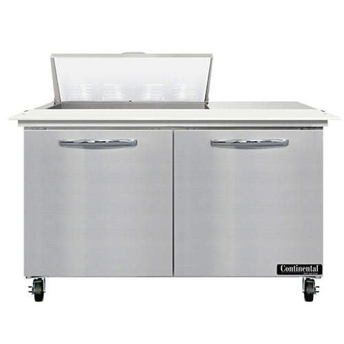 Continental SW48N8C 48" Sandwich/salad Prep Table W/ Refrigerated Base, 115v-cityfoodequipment.com