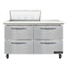 Continental SW48N8C-D 48" Sandwich/salad Prep Table W/ Refrigerated Base, 115v-cityfoodequipment.com