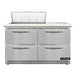 Continental SW48N8C-FB-D 48" Sandwich/salad Prep Table W/ Refrigerated Base, 115v-cityfoodequipment.com