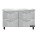 Continental SW48N-D 48" Worktop Refrigerator w/ (2) Sections, 115v-cityfoodequipment.com