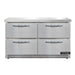 Continental SW48N-FB-D 48" Worktop Refrigerator w/ (2) Sections, 115v-cityfoodequipment.com