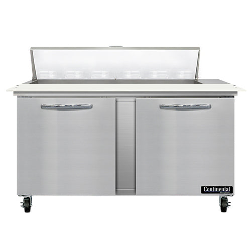 Continental SW60N12C 60" Sandwich/salad Prep Table W/ Refrigerated Base, 115v-cityfoodequipment.com