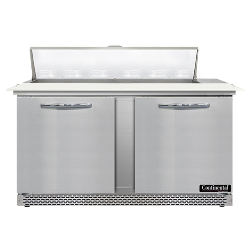 Continental SW60N12C-FB 60" Sandwich/salad Prep Table W/ Refrigerated Base, 115v-cityfoodequipment.com
