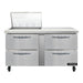 Continental SW60N12M-D 60" Sandwich/salad Prep Table W/ Refrigerated Base, 115v-cityfoodequipment.com
