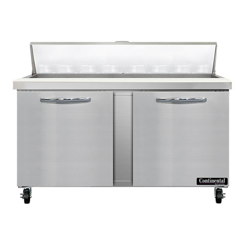 Continental SW60N16 60" Sandwich/salad Prep Table W/ Refrigerated Base, 115v-cityfoodequipment.com