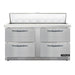 Continental SW60N16-FB-D 60" Sandwich/salad Prep Table W/ Refrigerated Base, 115v-cityfoodequipment.com