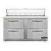 Continental SW60N16C-FB-D 60" Sandwich/salad Prep Table W/ Refrigerated Base, 115v-cityfoodequipment.com