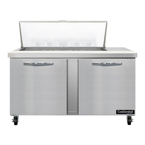 Continental SW60N18M 60" Sandwich/salad Prep Table W/ Refrigerated Base, 115v-cityfoodequipment.com
