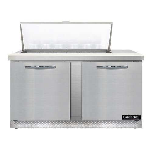 Continental SW60N18M-FB 60" Sandwich/salad Prep Table W/ Refrigerated Base, 115v-cityfoodequipment.com