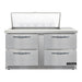 Continental SW60N18M-FB-D 60" Sandwich/salad Prep Table W/ Refrigerated Base, 115v-cityfoodequipment.com